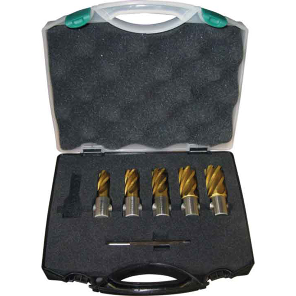 Holemaker Uni Shank Tinite (Tin) Cutter 6Pc Set (25mm DOC )